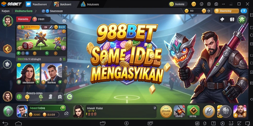 Tampilan gameplay 988BET dengan mekanisme Idle yang menarik.