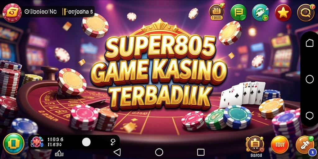 Tampilan screenshot SUPER805 yang menunjukkan aksi permainan Kasino yang seru.